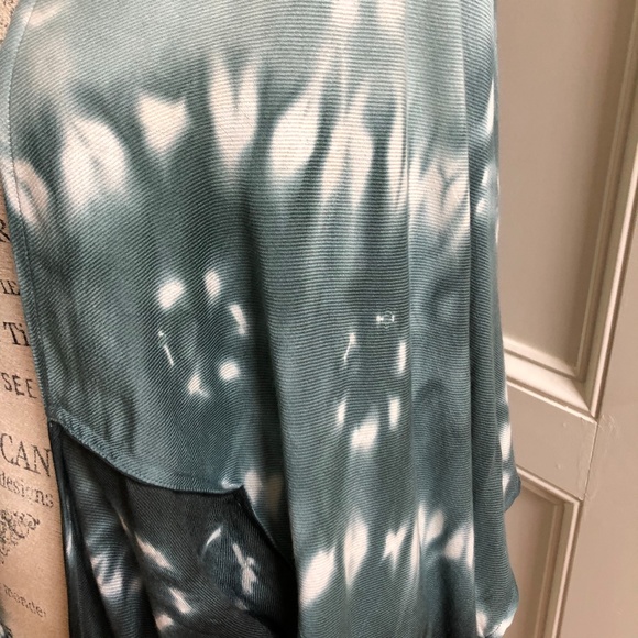 Diamond Tie Dye Split Front Caftan New One Size - Picture 7 of 8